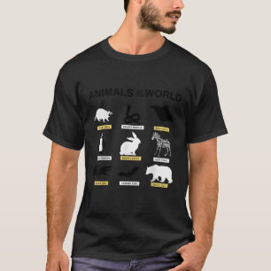 Animals Of The World Funny Rare Animals Memes T-Shirt