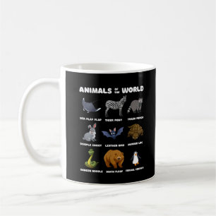 Animals Of The World Gift Funny Rare Animals Memes Coffee Mug