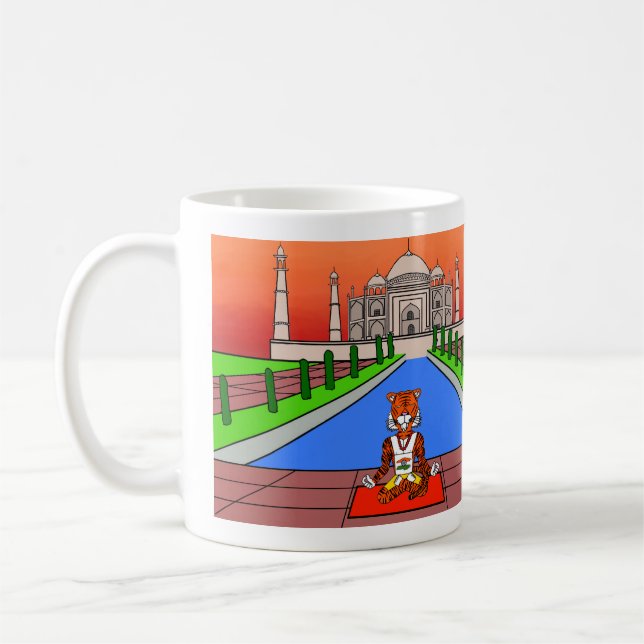 Animals of the World, India: Tiger Coffee Mug (Left)