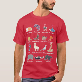 Animals Ofhe World Rare Eotic Animals Memes friend T-Shirt