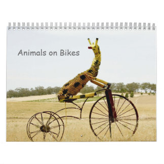 Animals on Bikes Calendar