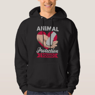 Animals Over People Animal Activist Rescue Conserv Hoodie