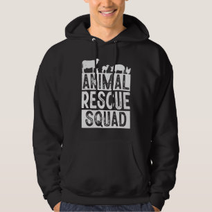 Animals Over People Animal Activist Rescue Conserv Hoodie