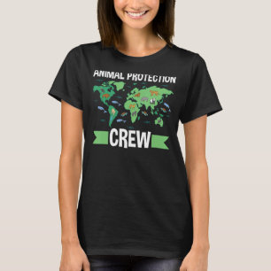 Animals Over People Animal Activist Rescue Conserv T-Shirt