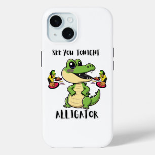 Animals Party Alligator iPhone 15 Case