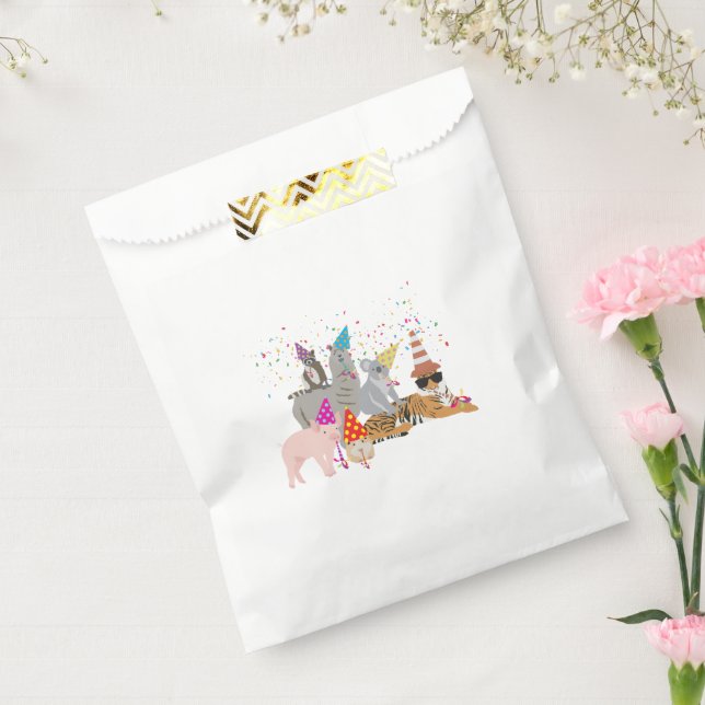 Animals Partying - Cute Animals Having a Party Favour Bags (Sealed)