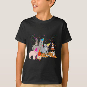 Animals Partying Cute Animals Having A Party T-Shirt