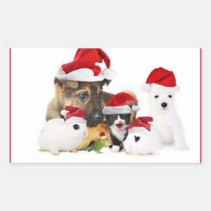 Animals Rectangular Sticker