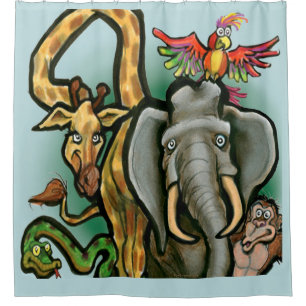 Animals Shower Curtain
