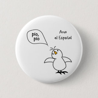 Animals Speak Spanish Too! Merchandise 6 Cm Round Badge
