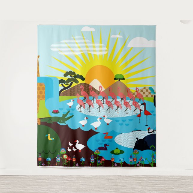 animals tapestry (Front)