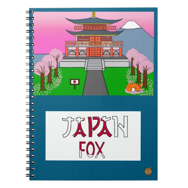 Animals the World Japan Fox Notebook (Front)