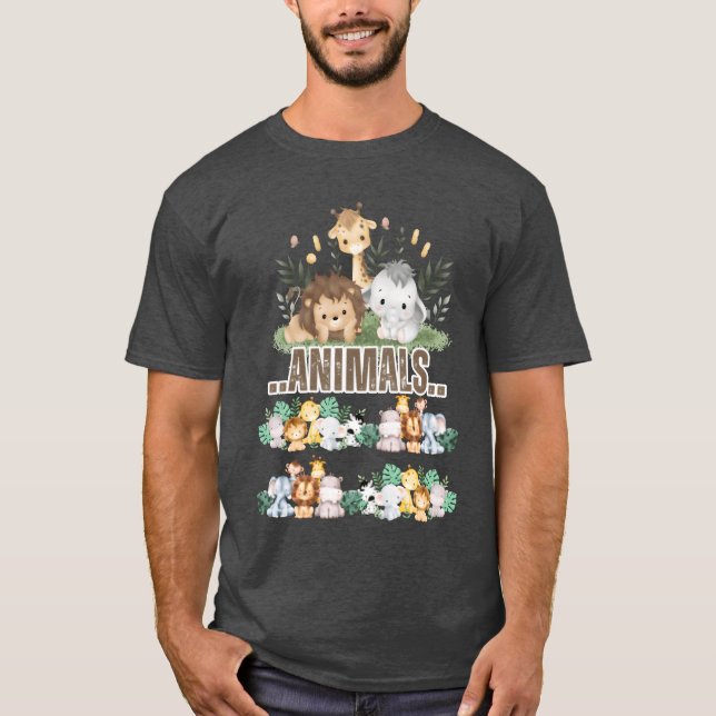 Animals vintage T-Shirt (Front)