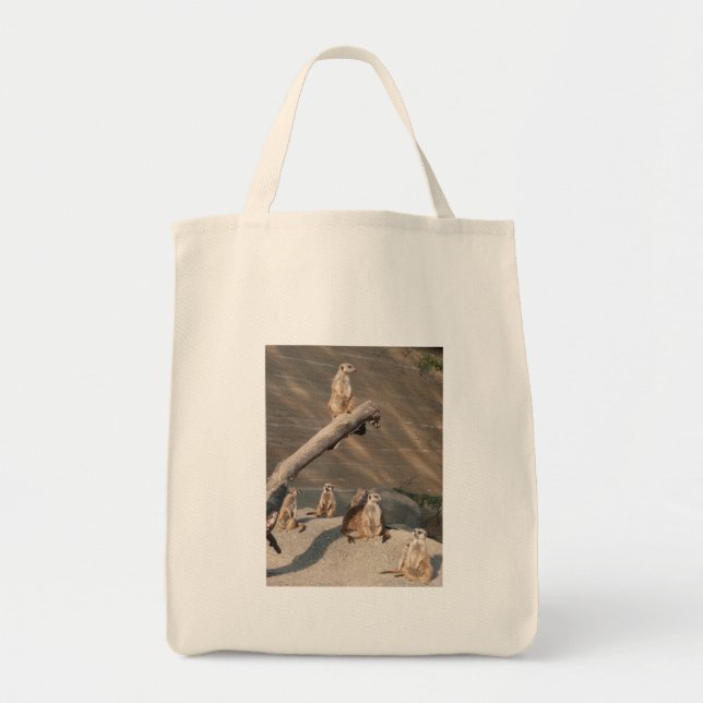 Animals  Wild  Mammals Meerkat Tote Bag (Front)
