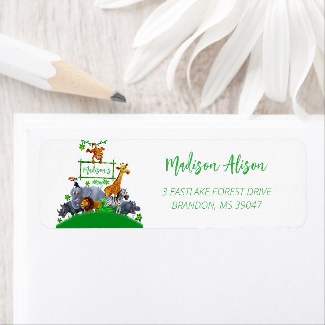  Animals Wild One Jungle greenery safari winter (Insitu)