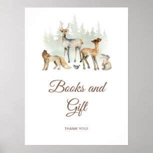 Animals Woodland Books and Gift Sign