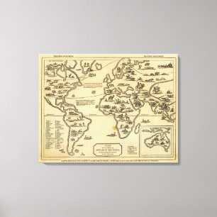 Animals World Canvas Print