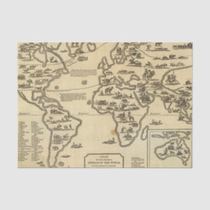 Animals World Tissue Paper