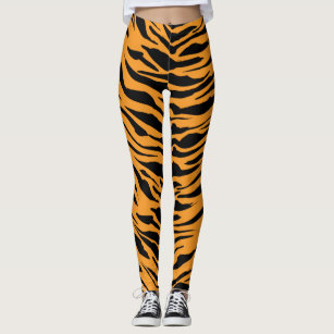 Women s Lion Print Leggings Tights Zazzle UK