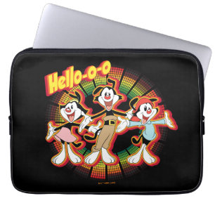 Animaniacs   Hello-o-o Retro Equalizer Graphic Laptop Sleeve