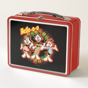 Animaniacs   Hello-o-o Retro Equalizer Graphic Metal Lunch Box