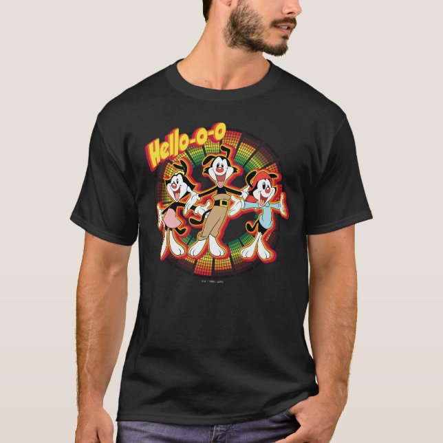 Animaniacs | Hello-o-o Retro Equalizer Graphic T-Shirt (Front)