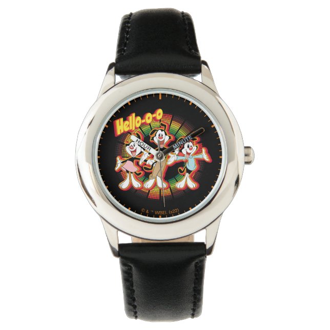 Animaniacs | Hello-o-o Retro Equalizer Graphic Watch (Front)