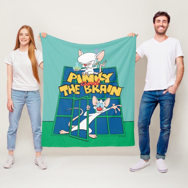 Animaniacs | Pinky and The Brain Cage Graphic Fleece Blanket (In Situ)