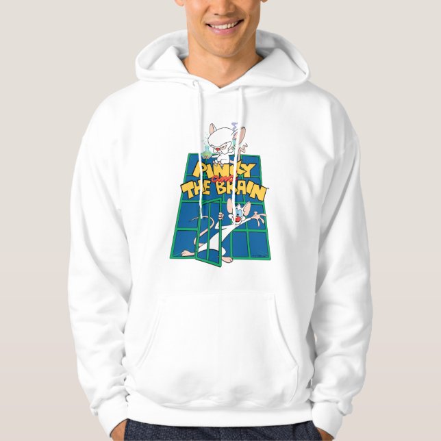 Animaniacs | Pinky and The Brain Cage Graphic Hoodie (Front)