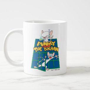 Animaniacs   Pinky and The Brain Cage Graphic Large Coffee Mug