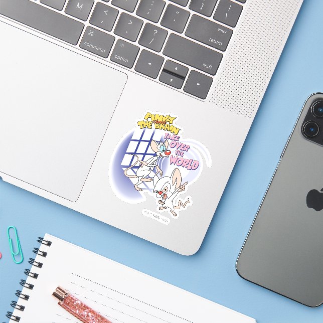 Animaniacs | Take Over The World Graphic (Laptop w/ iPhone)