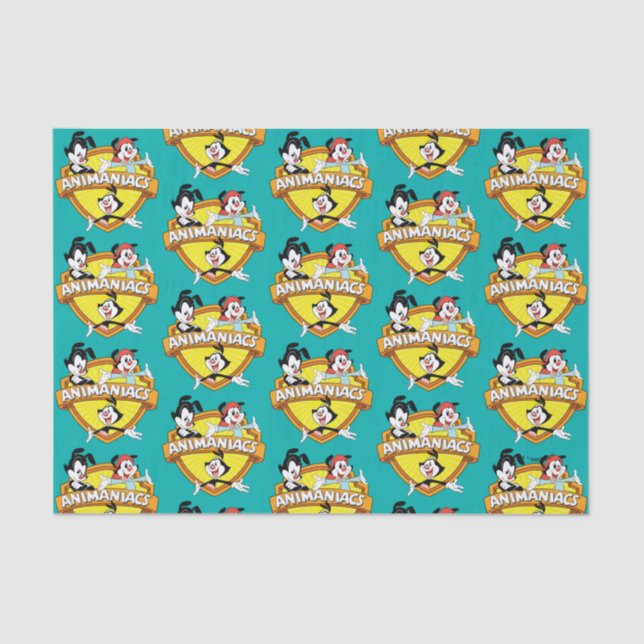 Animaniacs | Warner Brothers & Sister WB Shield Tissue Paper (Front)