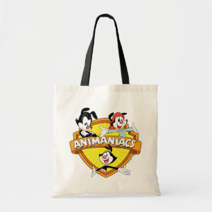Animaniacs   Warner Brothers & Sister WB Shield Tote Bag