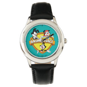 Animaniacs   Warner Brothers & Sister WB Shield Watch