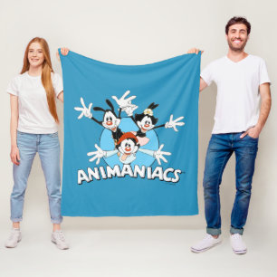 Animaniacs   Warner Siblings Arms Wide Graphic Fleece Blanket