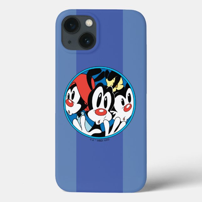 Animaniacs | Warner Siblings Circle Graphic Case-Mate iPhone Case (Back)
