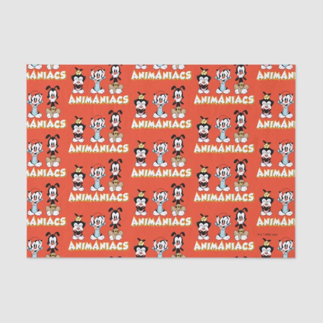Animaniacs | Warner Siblings "No Evil" Graphic Tissue Paper (Front)