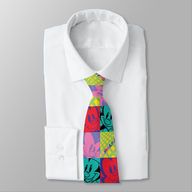 Animaniacs | Warner Siblings Pop Art Graphic Tie (Tied)