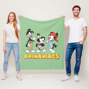 Animaniacs   Yakko, Dot, and Wakko Standing Fleece Blanket