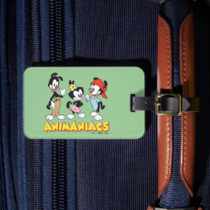 Animaniacs   Yakko, Dot, and Wakko Standing Luggage Tag
