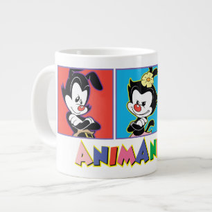Animaniacs   Yakko, Dot, & Wakko Panel Graphic Large Coffee Mug