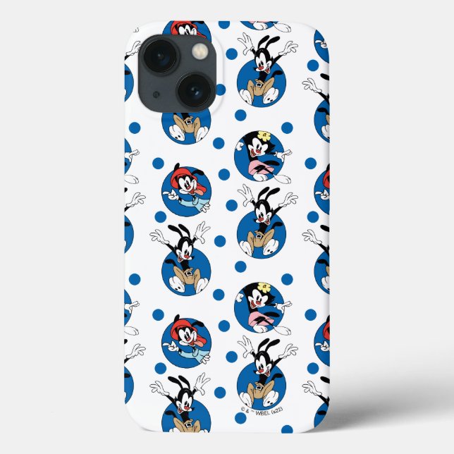 Animaniacs | Yakko, Wakko, & Dot Circle Pattern Case-Mate iPhone Case (Back)