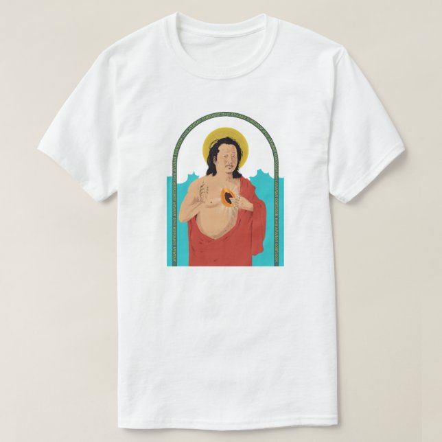 Animated Bobby Lee 'Tiger Belly' 4 T-Shirt (Design Front)