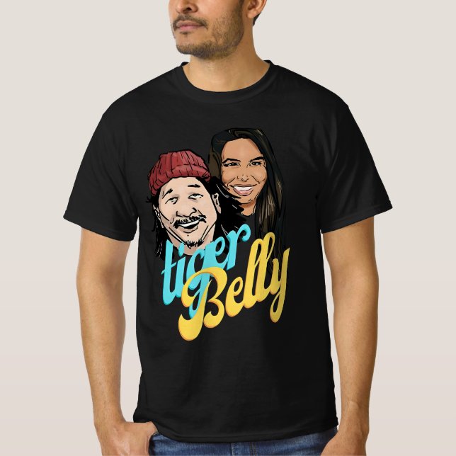 " Animated Bobby Lee Tiger Belly" T-Shirt (Front)