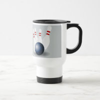 Animated bowling ball and pins