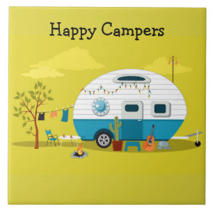Animated Campers trailer Tile