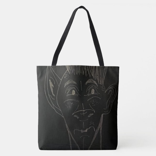 Animated Cartoon Large Tote Bag (Front)