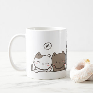 Animated Cat Mug - cute cat mug gift
