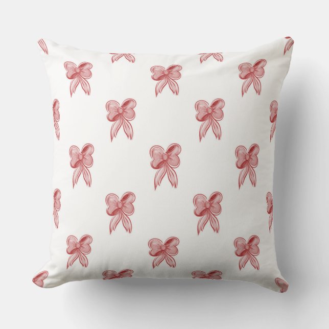Animated Christmas bow Cushion (Front)