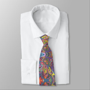 Animated Colour, mirrored pattern Tie